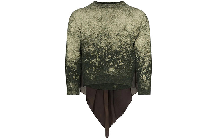 Мужской свитер Maison Maison Margiela SS22 (зеленый)