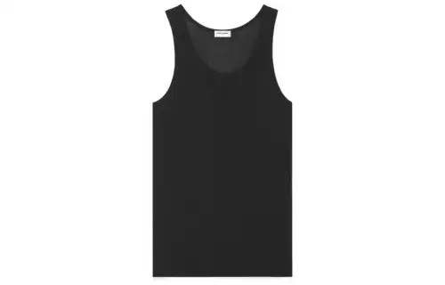 SAINT LAURENT Tank Top Men's Black