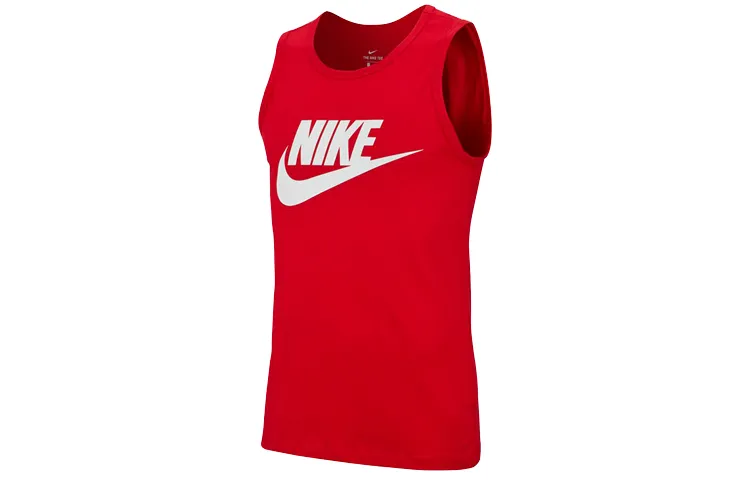 Nike Tank Tops Men's Red Moderate