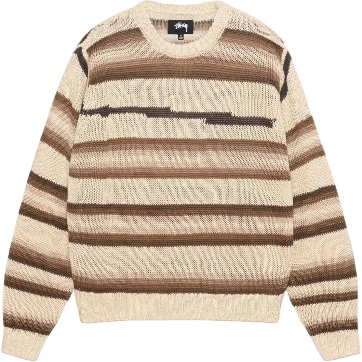 Stussy Tonal Stripe Linen Sweater