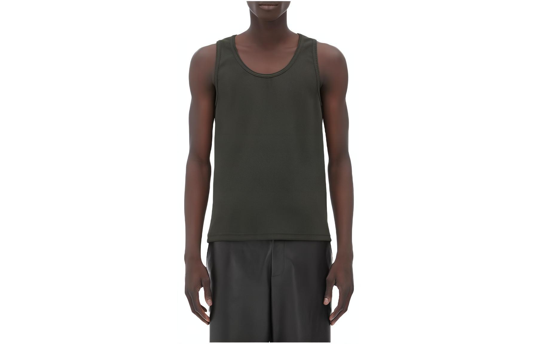 Мужские футболка Bottega Veneta (темно-зеленый)