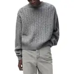LOEWE Sweaters Men's Gray Crew Neck Moderate