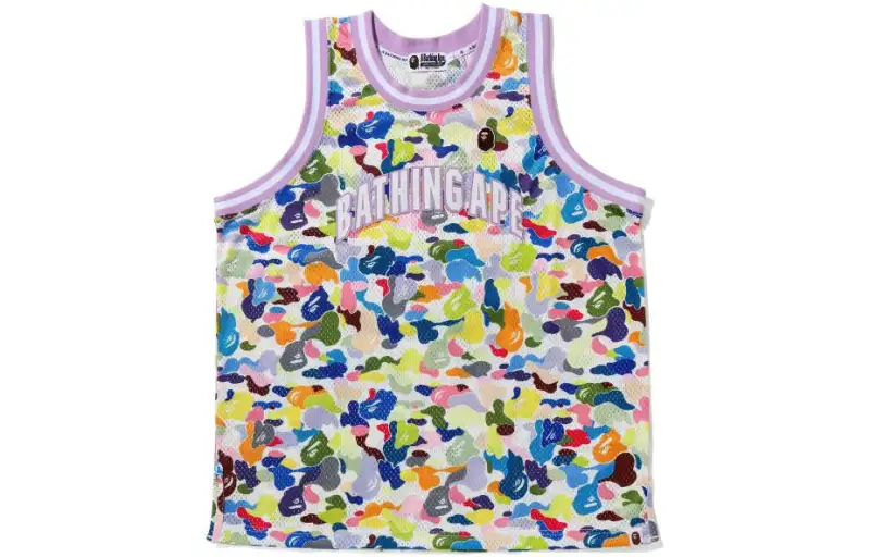 Bape Multi Camo Basketball Tank Top