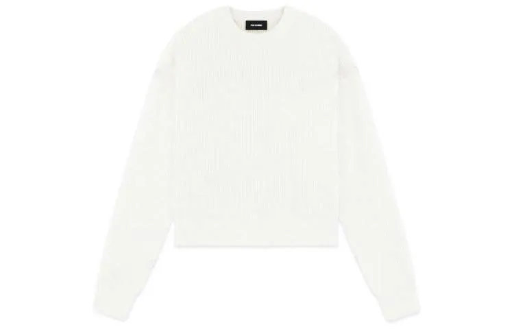 WE11DONE FW22 Cashmere Sweater Unisex White