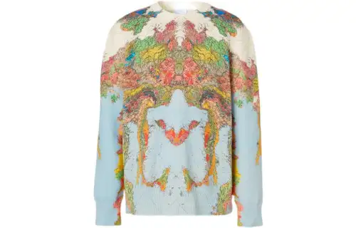 Burberry 2020s map print sweater