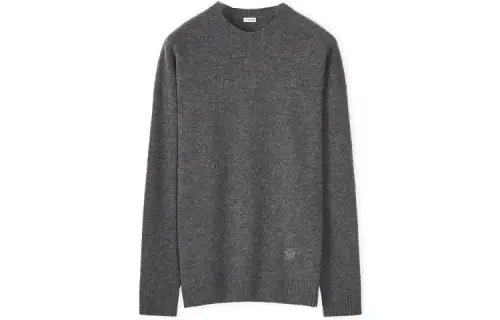 LOEWE Sweaters Men's Gray Crew Neck Moderate Other