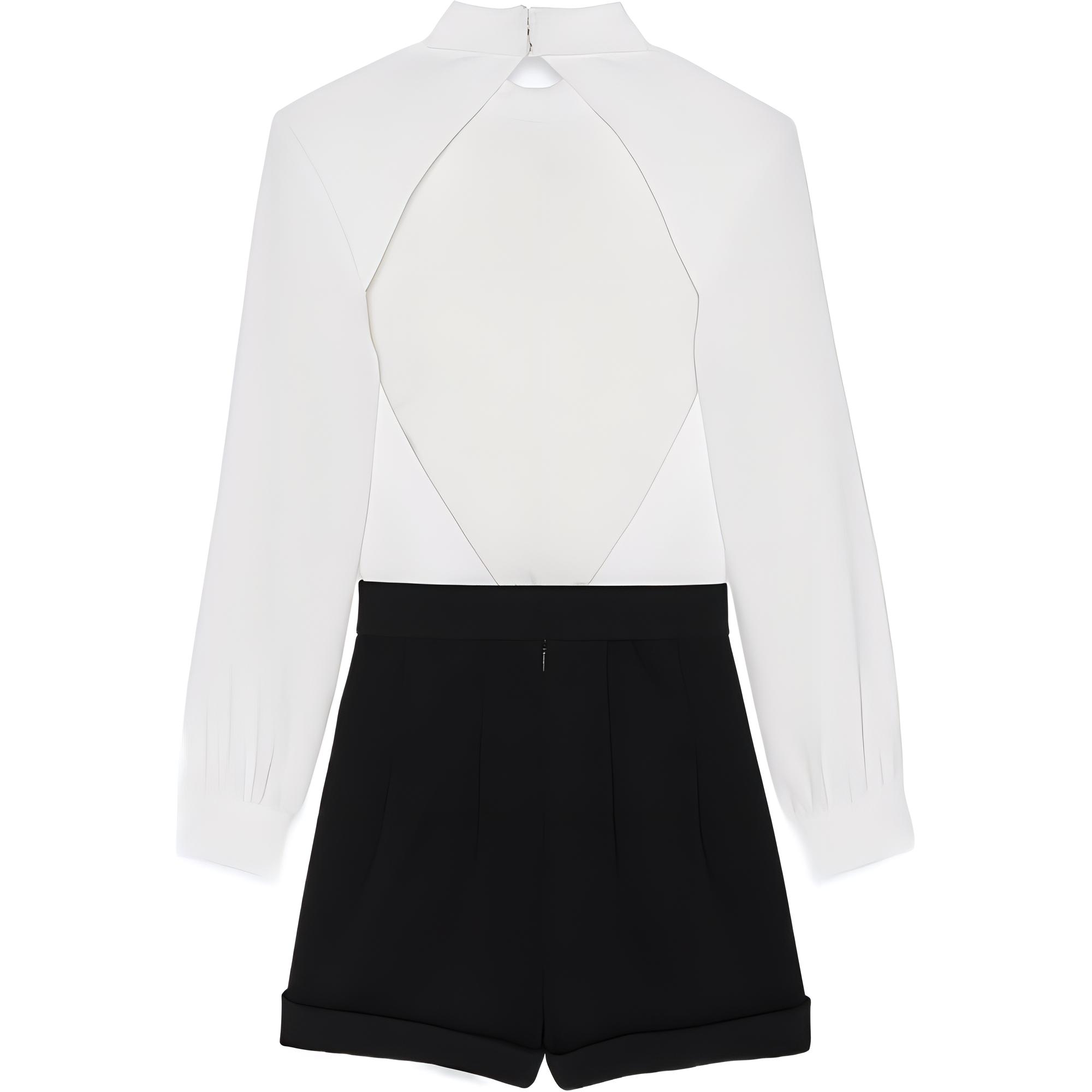 Женское боди SAINT LAURENT (белое) — фото 2