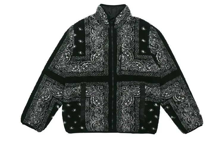 Supreme reversible bandana fleece jacket