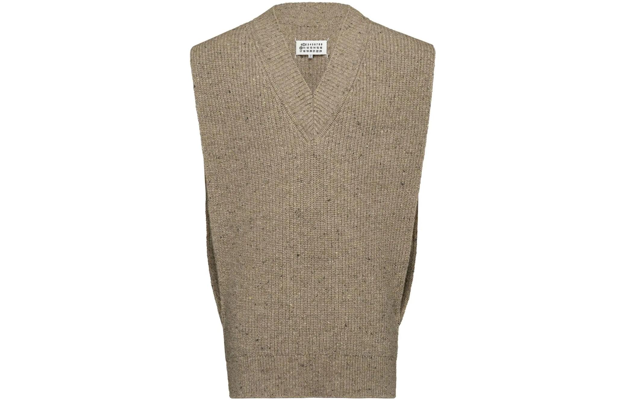 Мужской жилет Maison Margiela (горчичный)