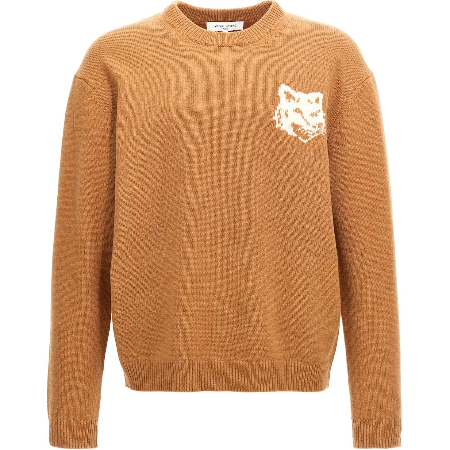 Мужской свитер Maison Kitsune (коричневый)