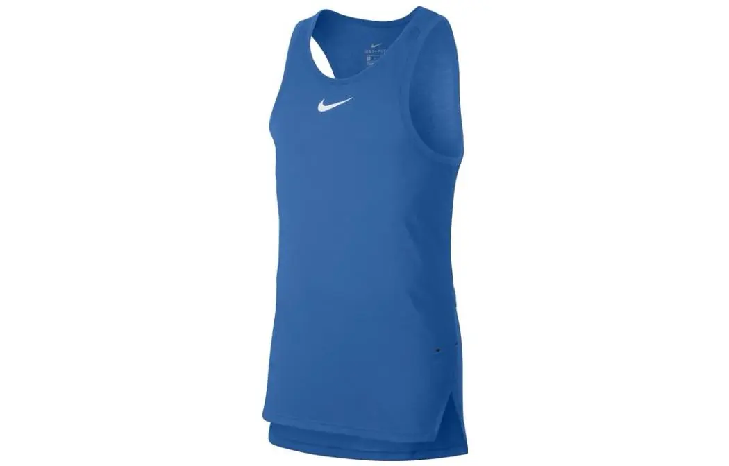 Nike Tank Tops Men's Blue Crew Neck Moderate Other