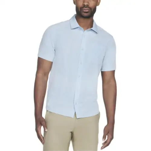 Skechers GO WALK Air Shirt Men's Light Blue