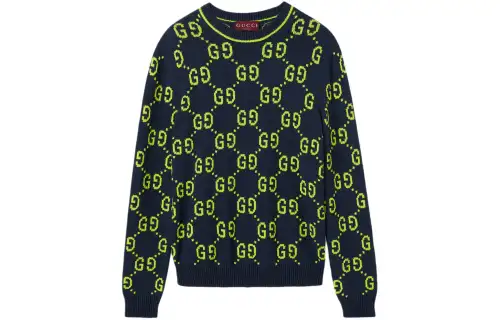 GUCCI SS24 Sweater Men's Marine Blue