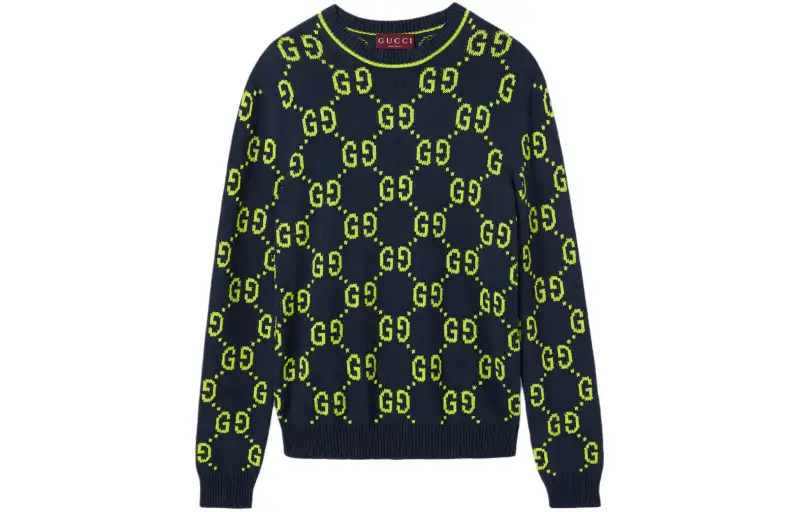 GUCCI SS24 Sweater Men's Marine Blue