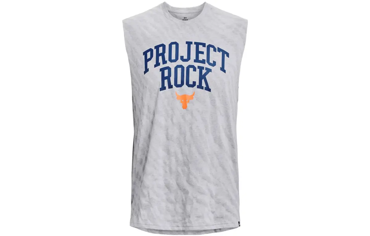 Under Armour Project Rock Tank Top Men's Light Modern Gray