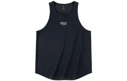 ANTA Variety Training Collection Tank Tops Men's Black Crew Neck Thin Racerback