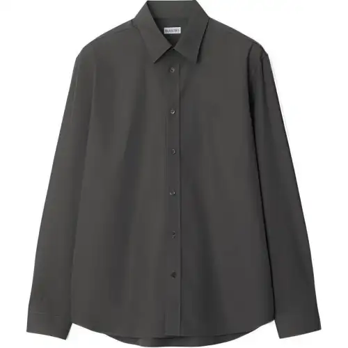 Burberry SS24 Shirt Men's Coal Gray