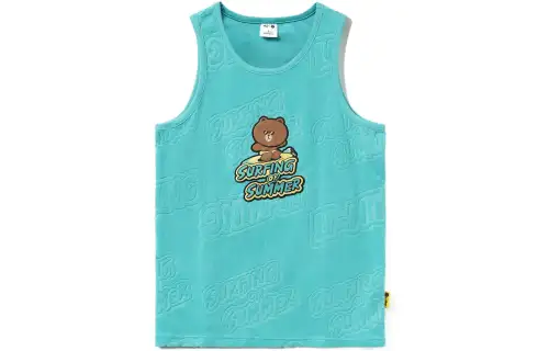 Li Ning x LINE FRIENDS Sports Fashion Collection Tank Top Unisex Ice Porcelain Green