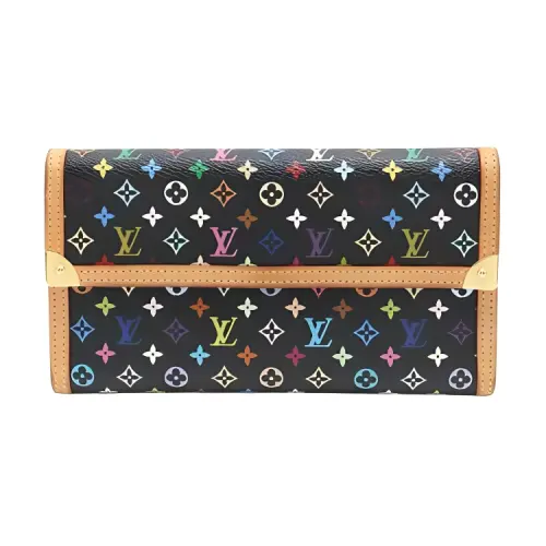Louis Vuitton x Takashi Murakami 2004 Multicolor Porte Tresor International wallet