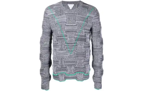 Bottega Veneta SS22 Sweater Men's Gray