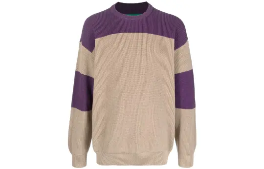 EMPORIO ARMANI Sweaters Men's Brown Crew Neck Other