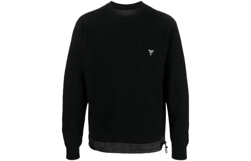 【Previous Season】embroidered-logo jumper