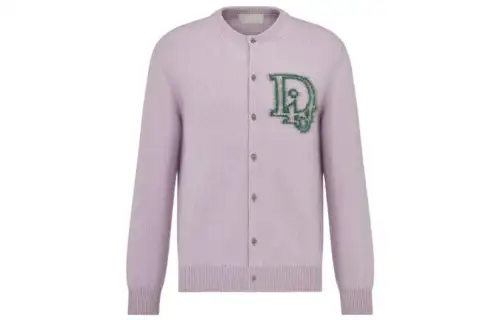 DIOR Sweaters Men's Pink Crew Neck Moderate Other