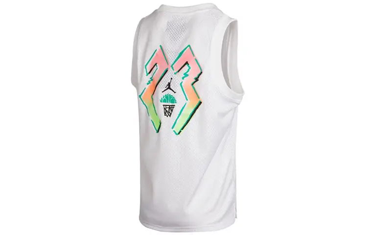 Jordan Tank Tops Men's White Crew Neck Moderate Straight Fit
