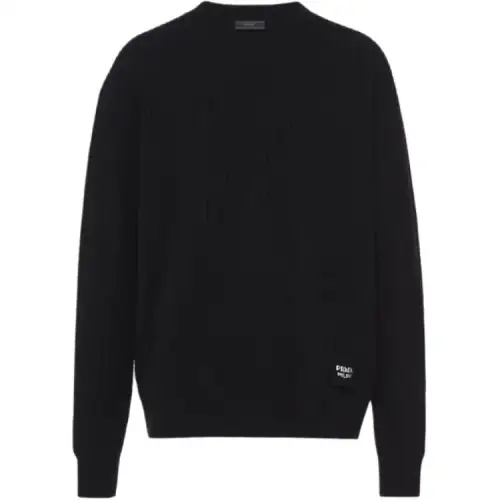 【Previous Season】logo patch crew neck jumper