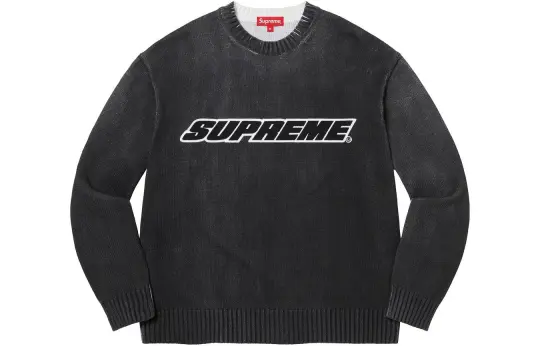 Supreme Printed Washed Sweater
