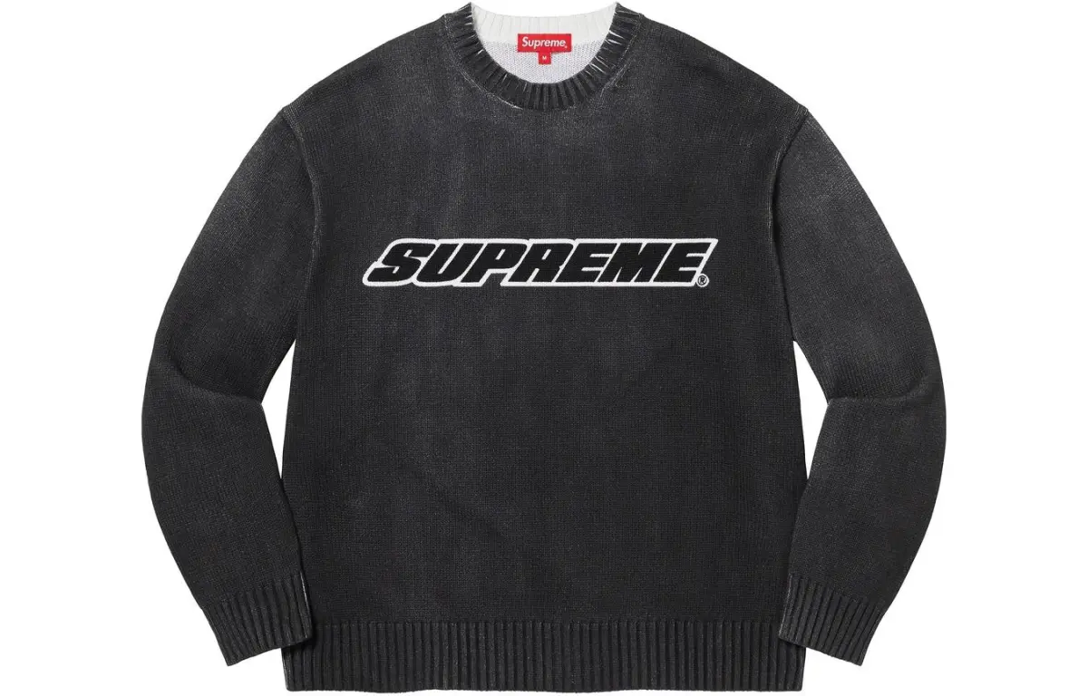 Supreme Printed Washed Sweater