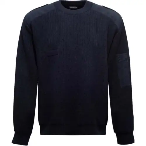 Balenciaga Sweater Regular Men's Blue