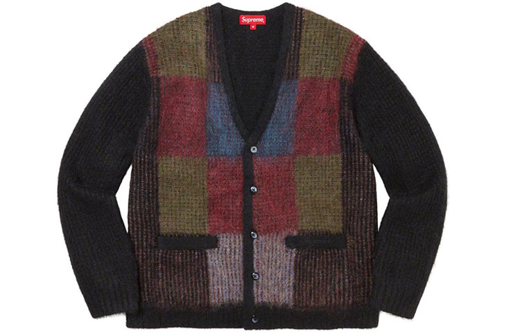 Кардиган Supreme SS22 Brushed Grid (разноцветный)
