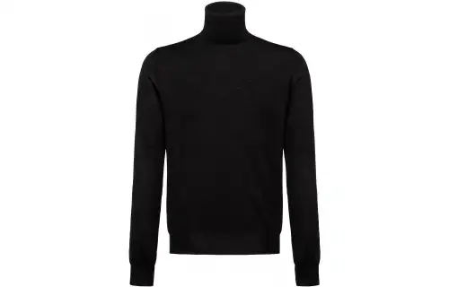 PRADA FW21 Cashmere Sweater Men's Black