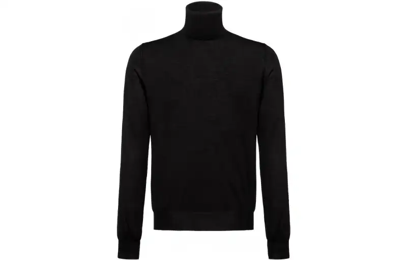 PRADA FW21 Cashmere Sweater Men's Black