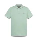 Timberland Polo Shirt Men's Embossed Green