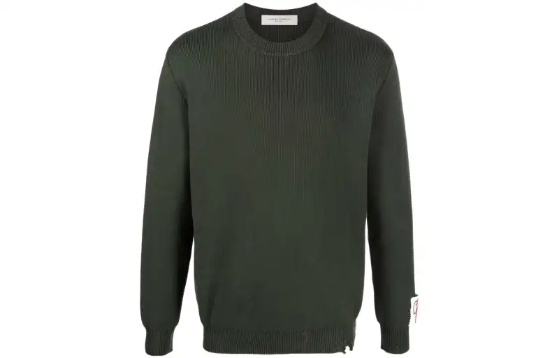 Golden Goose Logo Patch Knitted Sweater