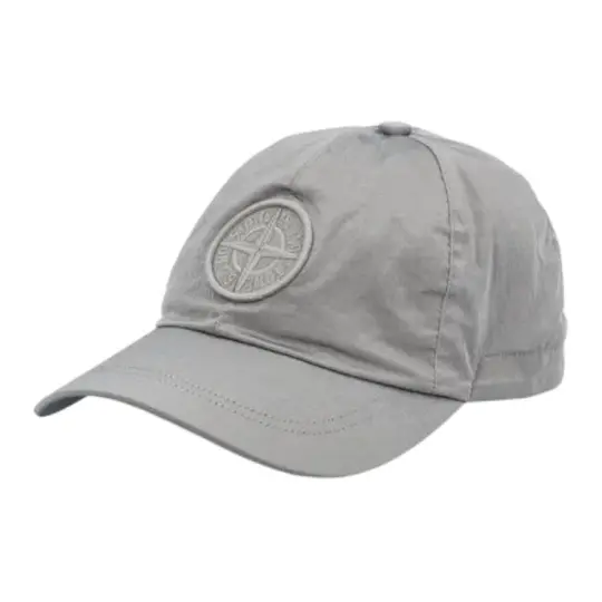 STONE ISLAND Logo Embroidered Baseball Cap