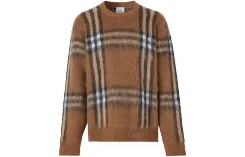 【Previous Season】Vintage-Check knitted jumper