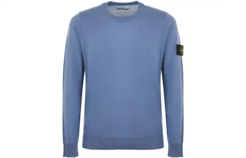 STONE ISLAND Logo Patch Crewneck Jumper