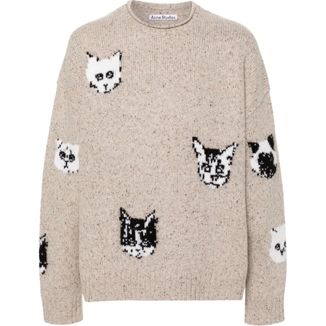 Acne Studios Intarsia-knit Sweater