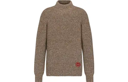 DIOR FW22 Cashmere Sweater Men's Beige