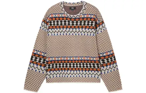 Stussy Jacquard Knit Crew