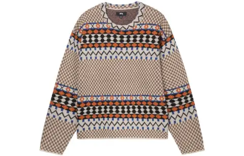 Stussy Jacquard Knit Crew