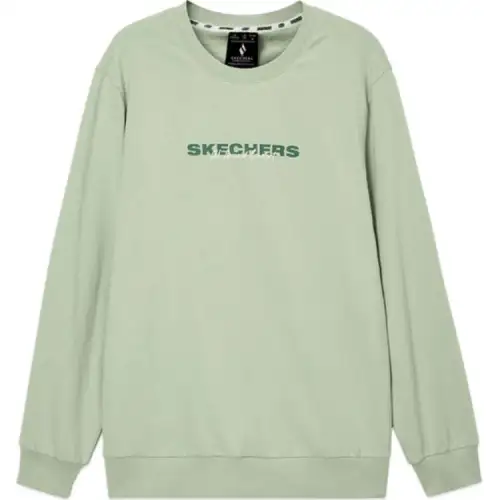 Skechers Sports League Collection Sweatshirt Unisex Mercury Green
