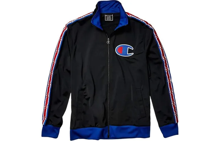 Champion Jacket US Version Unisex Black