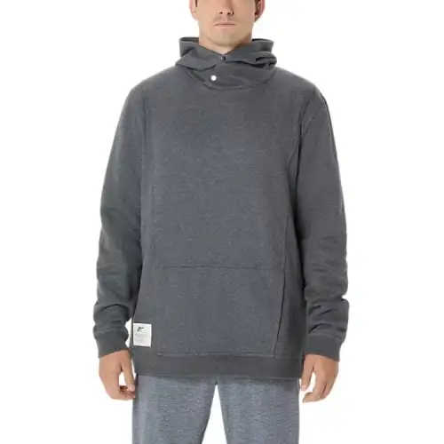 ASICS SUNDAY SANA UNISEX FLEECE HOODIE Sweatshirt Unisex Dark Gray Mixed Color