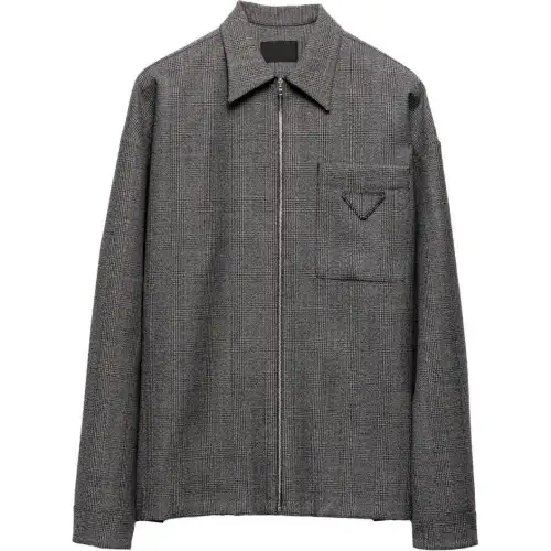 PRADA Zip fastening Wool Shirt