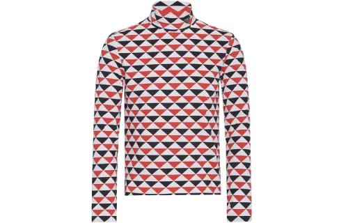 PRADA Sweaters Men's Red Turtleneck Moderate Other