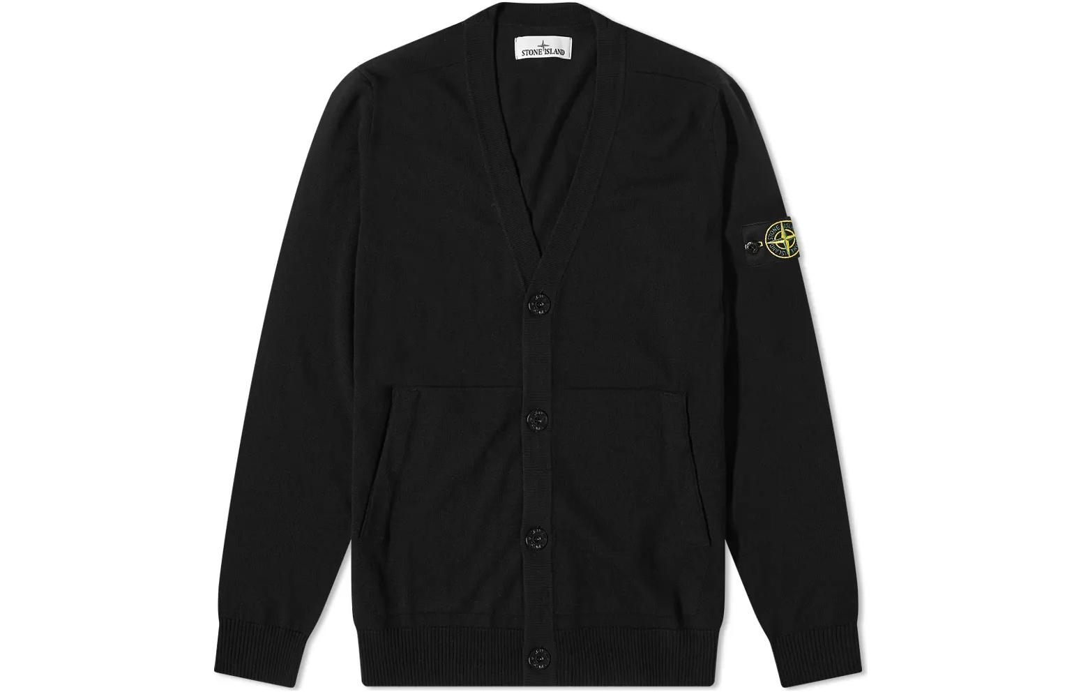 Мужской свитер STONE ISLAND (черный)